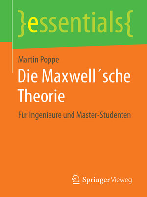 cover image of Die Maxwell´sche Theorie